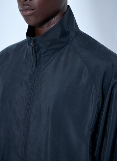 LN-CC® - ssstein: Silk Nylon Track Jacket - Black ssstein Silk Nylon Track Jacket Black sss0164006