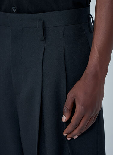 Jil Sander 宽松版型长裤 黑色 jil0163007