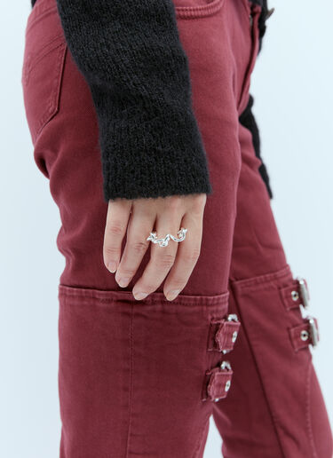 LN-CC® - Milko Boyarov: Worm Chain Ring - Silver Milko Boyarov Worm Chain Ring Silver mkb0354005
