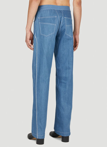 LN-CC® - Mainline:RUS/Fr.CA/DE: Contrast Piping Jeans - Blue Mainline:RUS/Fr.CA/DE Contrast Piping Jeans Blue mai0352001