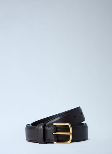 LN-CC® - The Row: Leather Belt - Brown The Row Leather Belt Brown row0363016