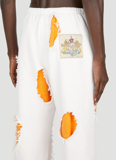 LN-CC® - Liberal Youth Ministry: Distressed Track Pants - White Liberal Youth Ministry Distressed Track Pants White lym0152002
