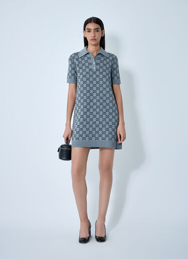 Gucci Polo 迷你连衣裙  灰色 guc0261105