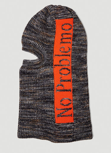 LN-CC® - Aries: Space Dye Problemo Balaclava - Black Aries Space Dye Problemo Balaclava Black ari0350003