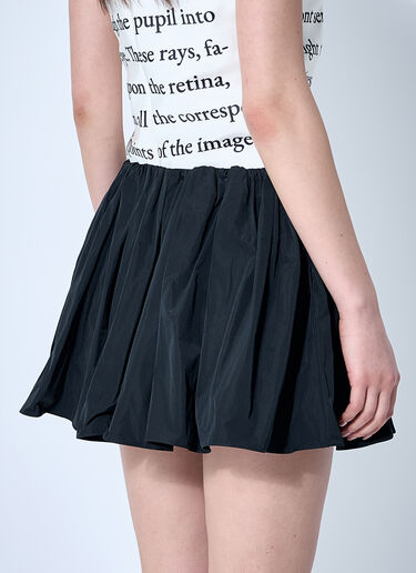 LN-CC® - JW Anderson: Gathered Skort - Black JW Anderson Gathered Skort Black jwa0260003