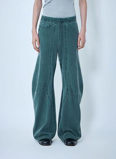 LN-CC® - LUEDER: Engineered Jogger Pants - Green LUEDER Engineered Jogger Pants Green ldr0364004