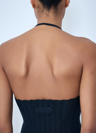 LN-CC® - Jacquemus: La Maille Tablier Top - Navy Jacquemus La Maille Tablier Top Navy jac0264017
