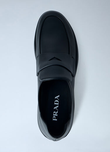 LN-CC® - Prada: Leather Loafers - Black Prada Leather Loafers Black pra0164034