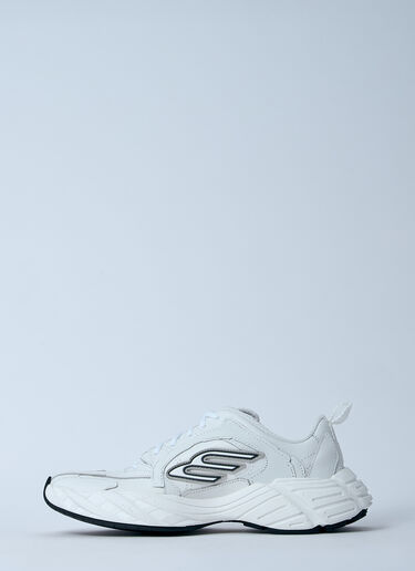 LN-CC® - Balenciaga: Monday Sneakers - White Balenciaga Monday Sneakers White bal0260004