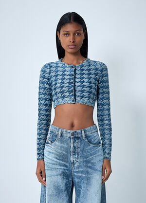 LN-CC® - Diesel: M-Hella Crop Top - Blue Diesel M-Hella Crop Top Blue dsl0262002