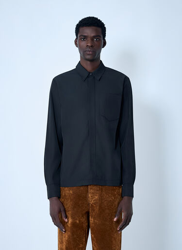 Dries Van Noten ナイロンシャツ  ブラック dvn0162008