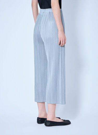 LN-CC® - Pleats Please Issey Miyake: Pleated Wide-Leg Trousers - Grey Pleats Please Issey Miyake Pleated Wide-Leg Trousers Grey plp0264010
