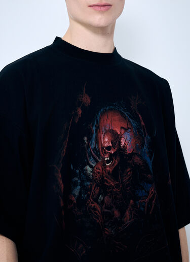 LN-CC® - Vetements: Death Metal T-Shirt - Black Vetements Death Metal T-Shirt Black vet0160005