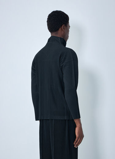 Homme Plissé Issey Miyake 플리츠 지퍼업 재킷 블랙 hmp0164008