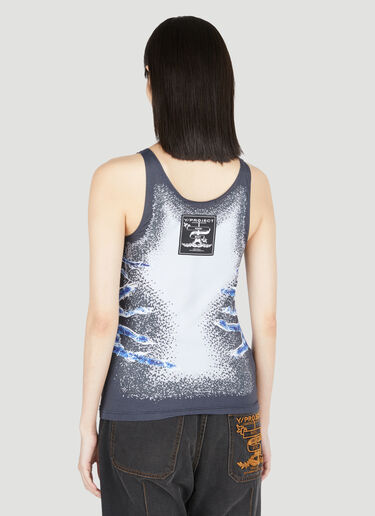 LN-CC® - Y/Project: Whisker Print Tank Top - Grey Y/Project Whisker Print Tank Top Grey ypr0254025