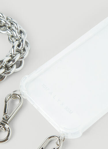 LN-CC® - 1017 ALYX 9SM: Chunky Chain Strap iPhone 12 Case - Grey 1017 ALYX 9SM Chunky Chain Strap iPhone 12 Case Grey aly0245031