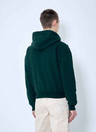 LN-CC® - Jacquemus: Le Hoodie Zip Up - Dark Green Jacquemus Le Hoodie Zip Up Dark Green jac0160015