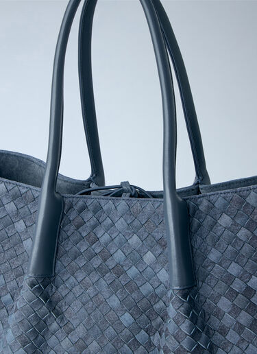Bottega Veneta Large Pinacoteca Shoulder Bag Blue bov0264016