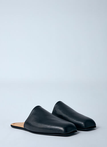 LN-CC® - Our Legacy: Ciagarr Leather Mules - Black Our Legacy Ciagarr Leather Mules Black our0360018