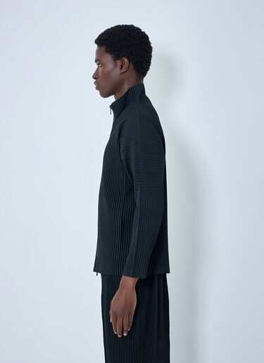 Homme Plissé Issey Miyake 플리츠 지퍼업 재킷 블랙 hmp0164008