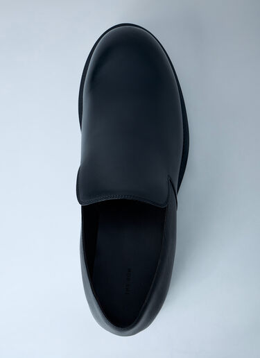 The Row Lug Sole Slip On Shoes Black row0163009
