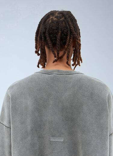 Acne Studios Logo Patch Sweatshirt Grey acn0357002