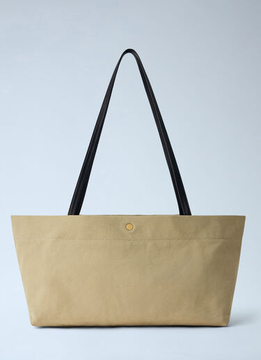 The Row Idaho Canvas Shoulder Bag Brown row0265026