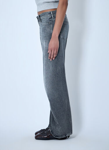 LN-CC® - Acne Studios: Wide-Leg Denim Trousers - Grey Acne Studios Wide-Leg Denim Trousers Grey acn0264020
