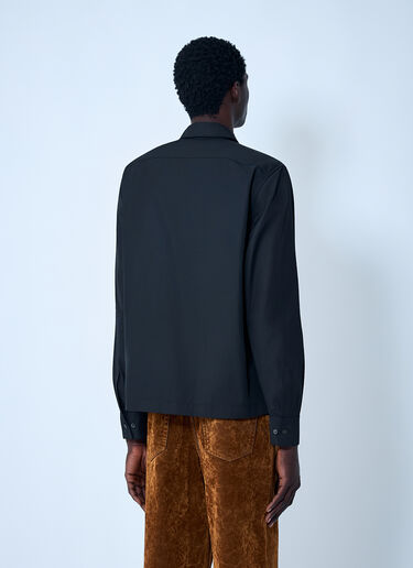 Dries Van Noten ナイロンシャツ  ブラック dvn0162008