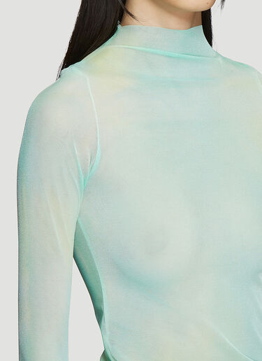 LN-CC® - Collina Strada: Cardio Nova Tie-Dye Long Sleeve Top - Green Collina Strada Cardio Nova Tie-Dye Long Sleeve Top Green cst0236003