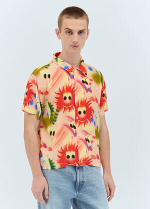 LN-CC® - Brain Dead: Alexis Short-Sleeve Shirt - Multicolour Brain Dead Alexis Short-Sleeve Shirt Multicolour bra0156018