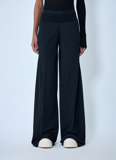 LN-CC® - Rick Owens: Bias Pants - Black Rick Owens Bias Pants Black ric0263021