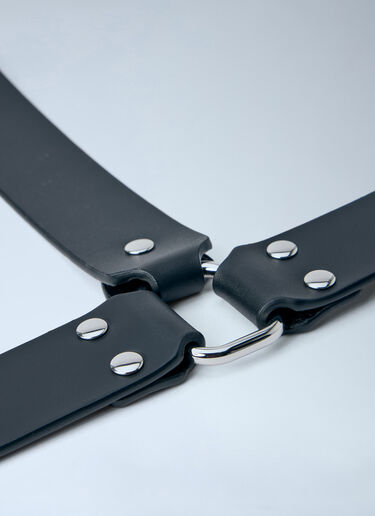 LN-CC® - Vivienne Westwood: Chain-Detail Leather Harness - Black Vivienne Westwood Chain-Detail Leather Harness Black vvw0263047