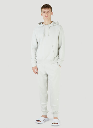 LN-CC® - Helmut Lang: Hooded Sweatshirt - Grey Helmut Lang Hooded Sweatshirt Grey hlm0145002