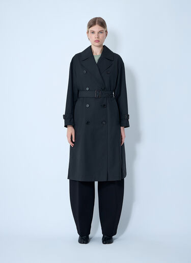 LN-CC® - Max Mara: Rain Trench Coat - Black Max Mara Rain Trench Coat Black max0261047