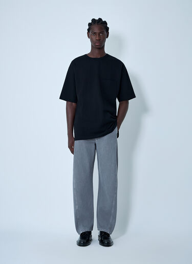 LN-CC® - Lemaire: Twisted Belted Pants - Grey Lemaire Twisted Belted Pants Grey lem0162007