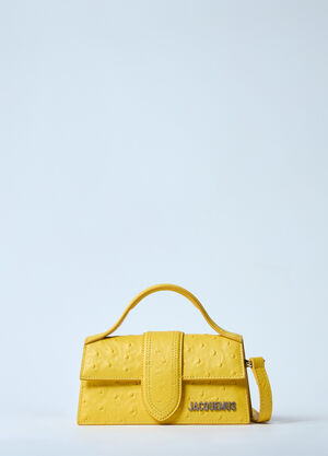 LN-CC® - Jacquemus: Le Bambino Long Shoulder Bag - Yellow Jacquemus Le Bambino Long Shoulder Bag Yellow jac0260033