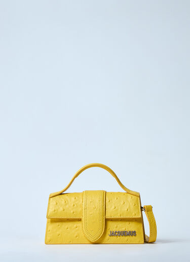 LN-CC® - Jacquemus: Le Bambino Long Shoulder Bag - Yellow Jacquemus Le Bambino Long Shoulder Bag Yellow jac0260033