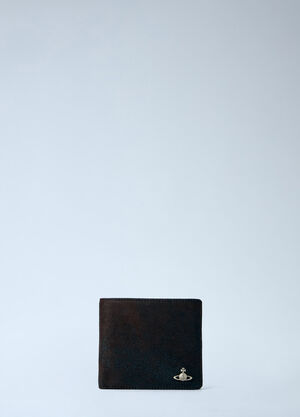 Vivienne Westwood Bi-Fold Leather Wallet Black vvw0163015