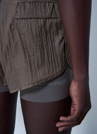 LN-CC® - Satisfy: Rippy 3 Trail Shorts - Brown Satisfy Rippy 3 Trail Shorts Brown sat0160005