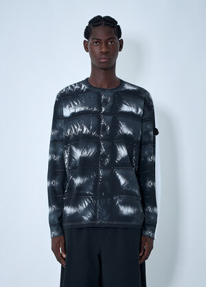 Moncler x A$AP ROCKY 徽标图案印花 T 恤 黑色 map0162007