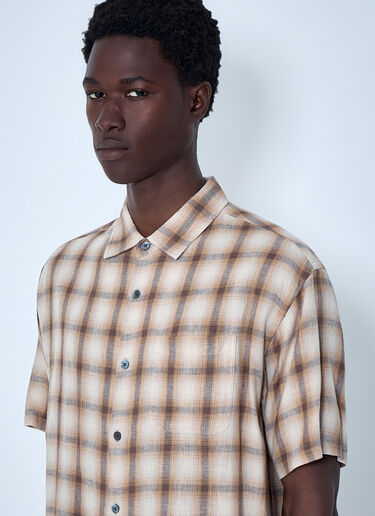 Stüssy Short-Sleeve Check Shirt Brown sts0164007