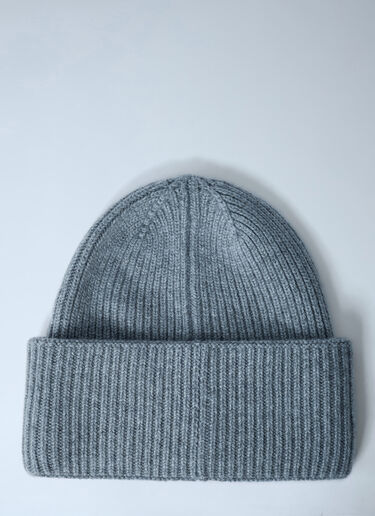 Max Mara 徽标图案无檐便帽 浅灰色 max0262035