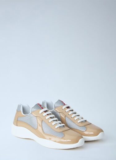 LN-CC® - Prada: America's Cup Sneakers - Beige Prada America's Cup Sneakers Beige pra0166011