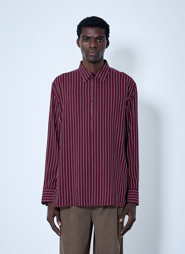 LN-CC® - Saint Laurent: Cassandre Shirt - Brown Saint Laurent Cassandre Shirt Brown sla0160003