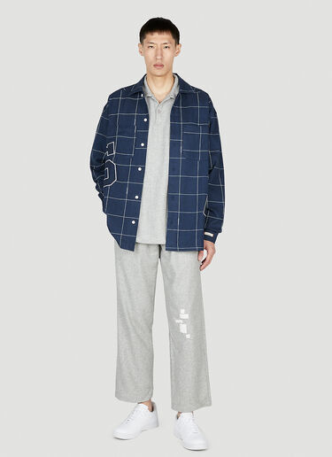 LN-CC® - Saintwoods: Patch Wool Pants - Grey Saintwoods Patch Wool Pants Grey swo0151008