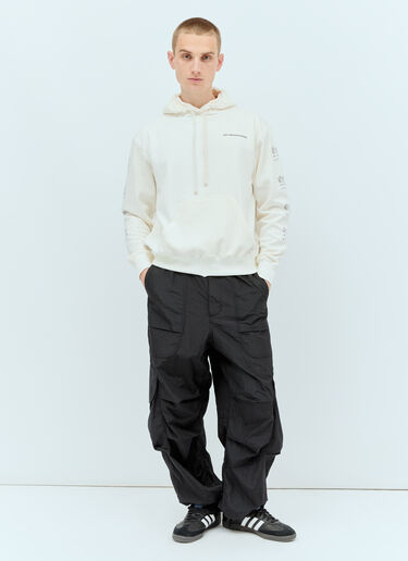 LN-CC® - Space Available: Circular Artisan Hooded Sweatshirt - White Space Available Circular Artisan Hooded Sweatshirt White spa0356012