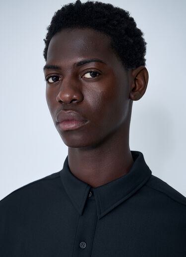 Entire Studios Giant Wool-Blend Shirt Black ent0159020