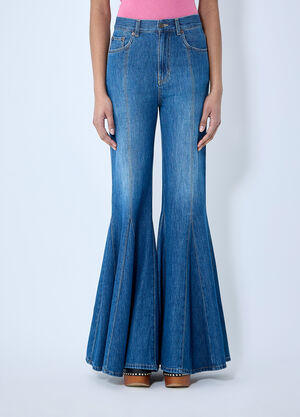 LN-CC® - Chloé: Fluid Flare Jeans - Blue Chloé Fluid Flare Jeans Blue chl0259017