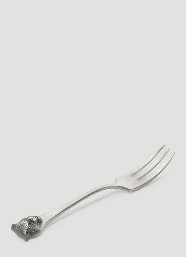 LN-CC® - Gucci: Set of Two Tiger Dessert Forks - Silver Gucci Set of Two Tiger Dessert Forks Silver wps0680038